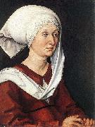 Albrecht Durer Portrait of Barbara Durer oil painting on canvas